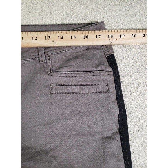 Lole Jeans Womens 14 Gray Stretch UPF 50+ Pockets Mid-Rise Regular Fit Skinny - Picture 3 of 11